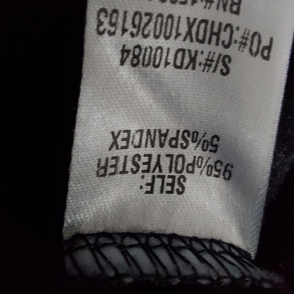 Black Long Top Size Small Flare Sleeves Velvet Rock Goth - Picture 4 of 6